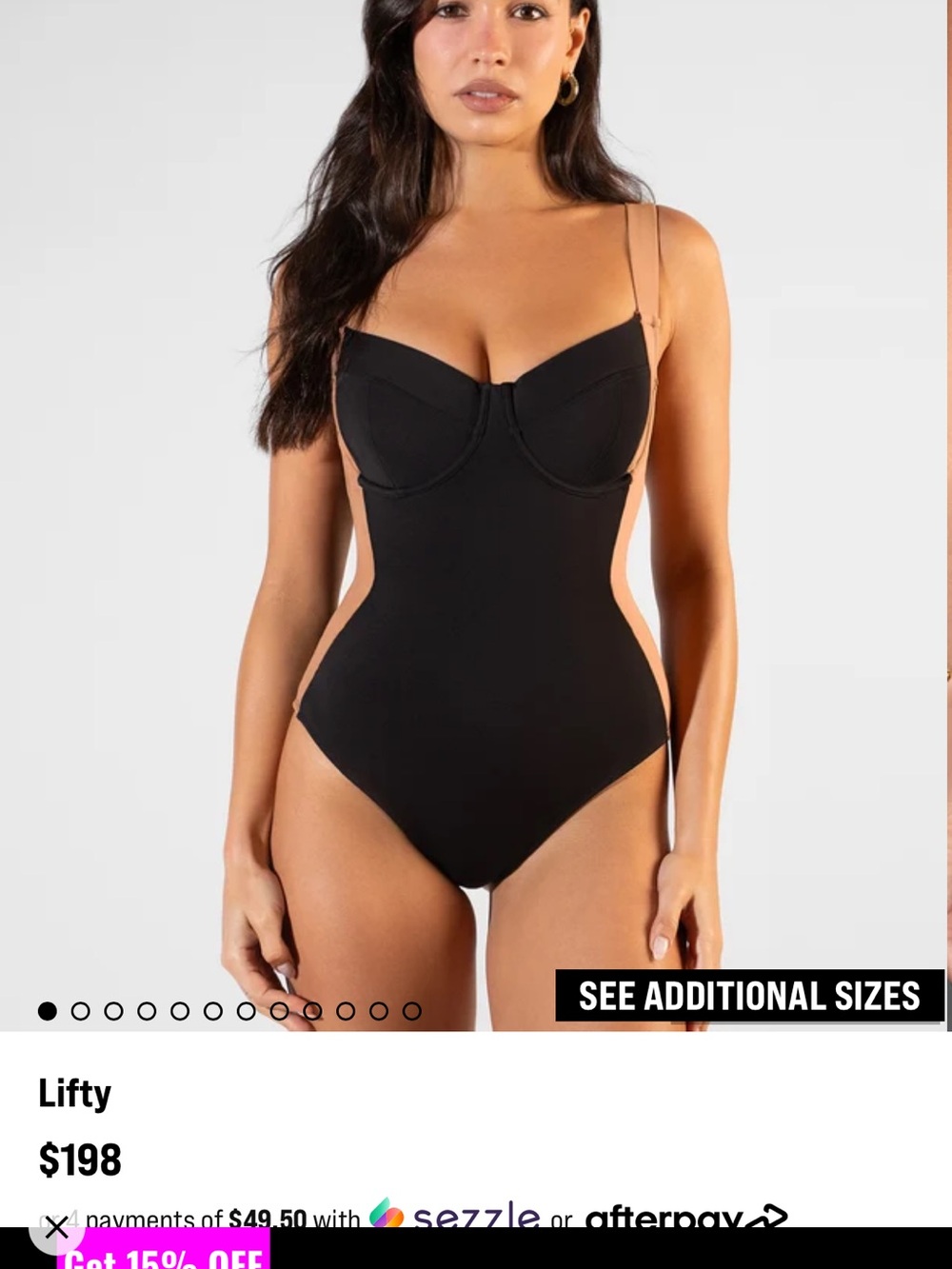 Ta3 Lifted One Piece Contour Swimsuit